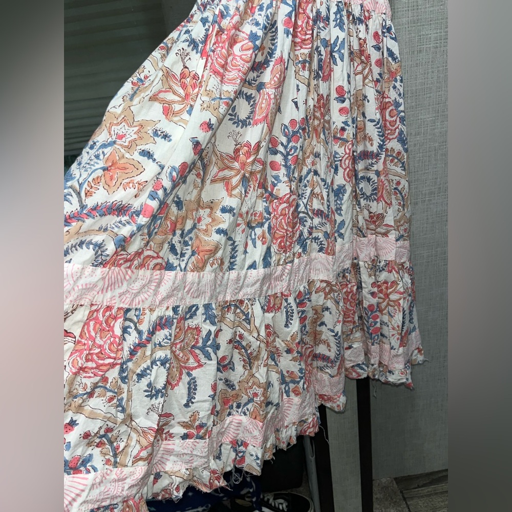 Designer Patchwork Boho Cotton Multicolor Floral … - image 4